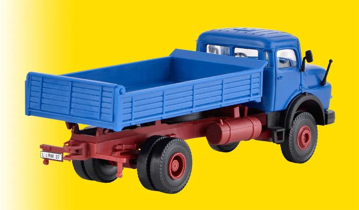Kibri 14129 - Mercedes-Benz Rundhauber LAK 1620 mit Kipp-Pritsche H0 1:87