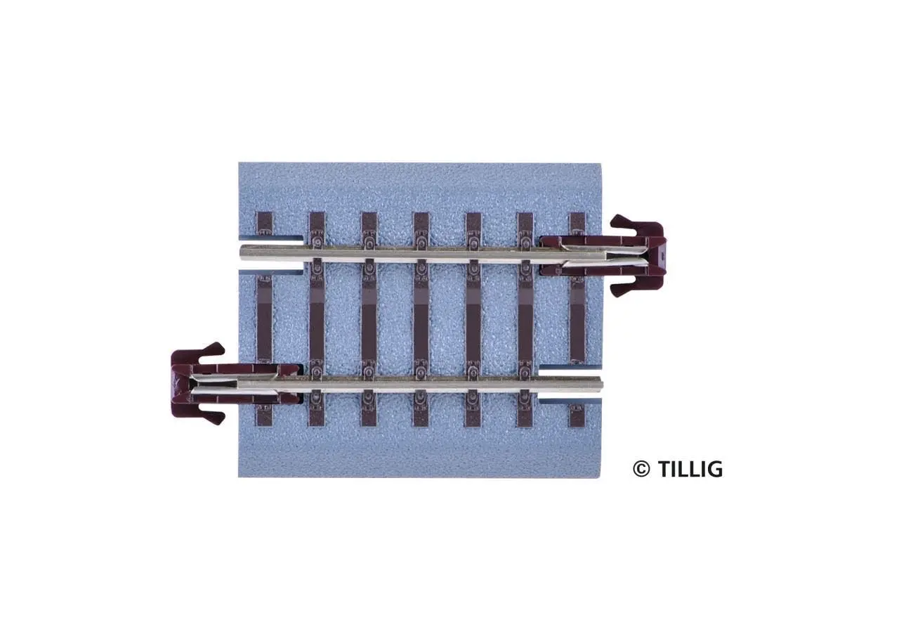 Tillig 83716 - Bettungsgleis gerade G5 36,5 mm braunTT 1:120