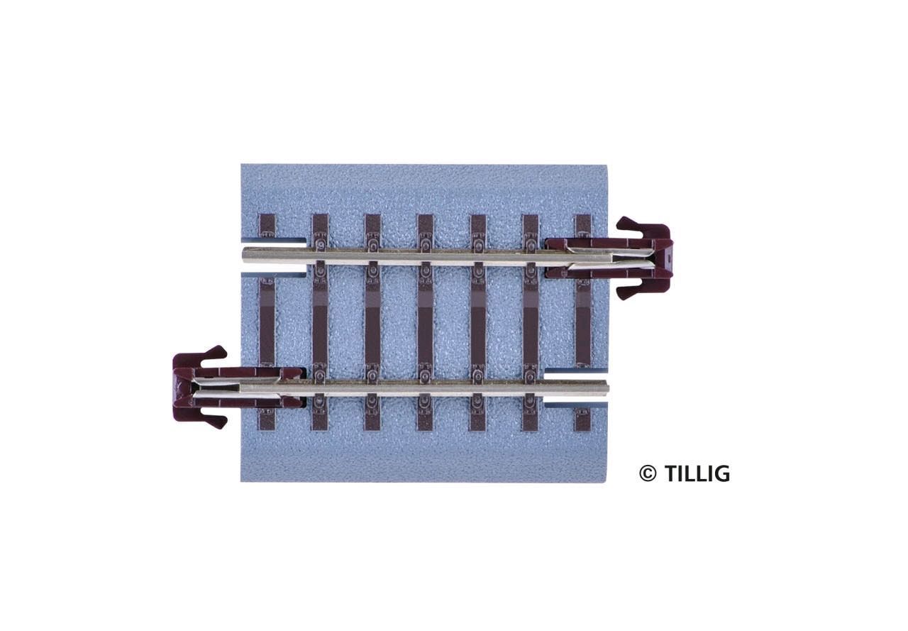 Tillig 83716 - Bettungsgleis gerade G5 36,5 mm braunTT 1:120