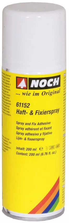 Noch 61152 - Haft- & Fixierspray 200 ml G/1/0/H0/H0m/H0e/TT/N/Z