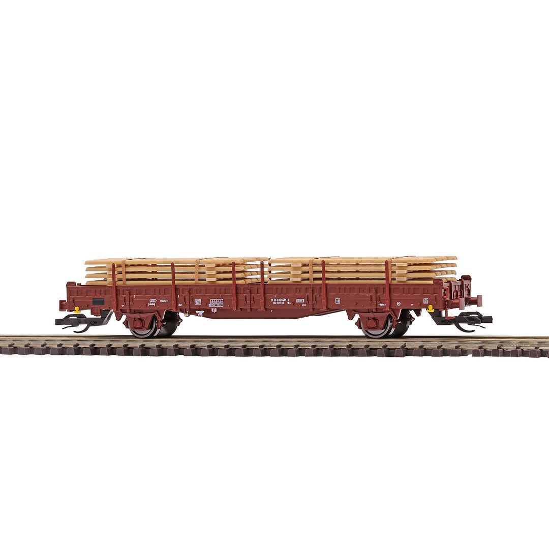 Busch 31518 - Flachwagen Ks m.Brettern TT 1:120