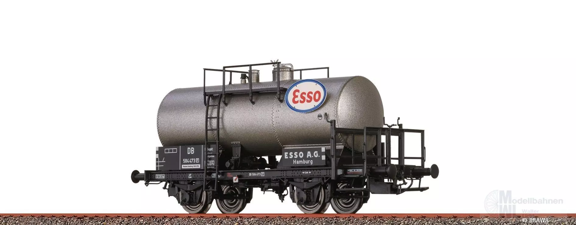 Brawa 50850 - Kesselwagen DB Ep.III Esso H0/GL