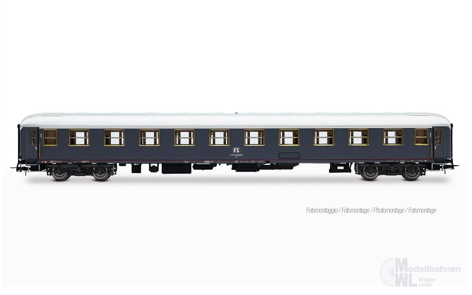 Rivarossi 4429 - Personenwagen Set FS Ep.IV 2.tlg. MD 50 H0/GL