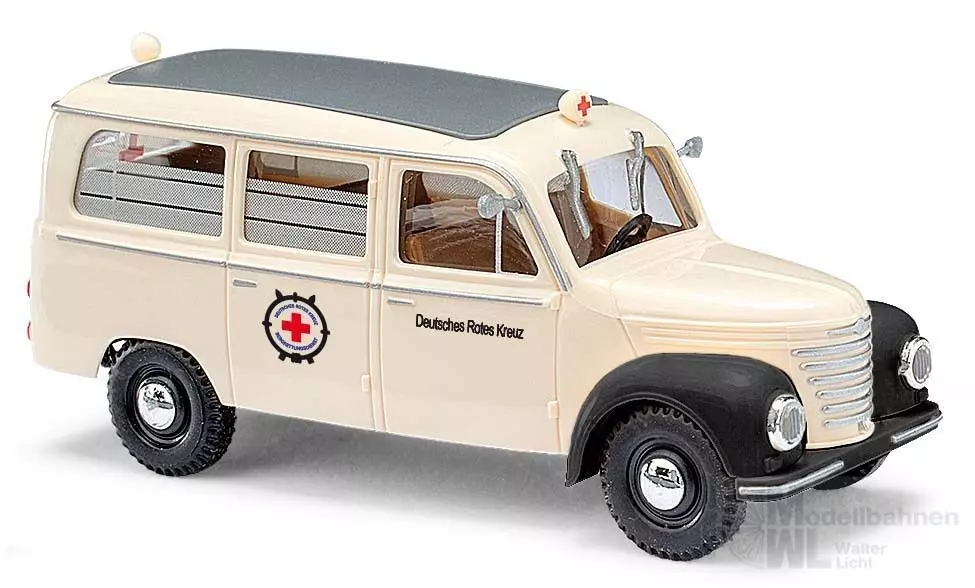 Busch 51263 - Framo Bus DRK Rathen H0 1:87