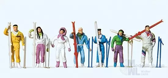 Preiser 10316 - Wintersportler H0 1:87