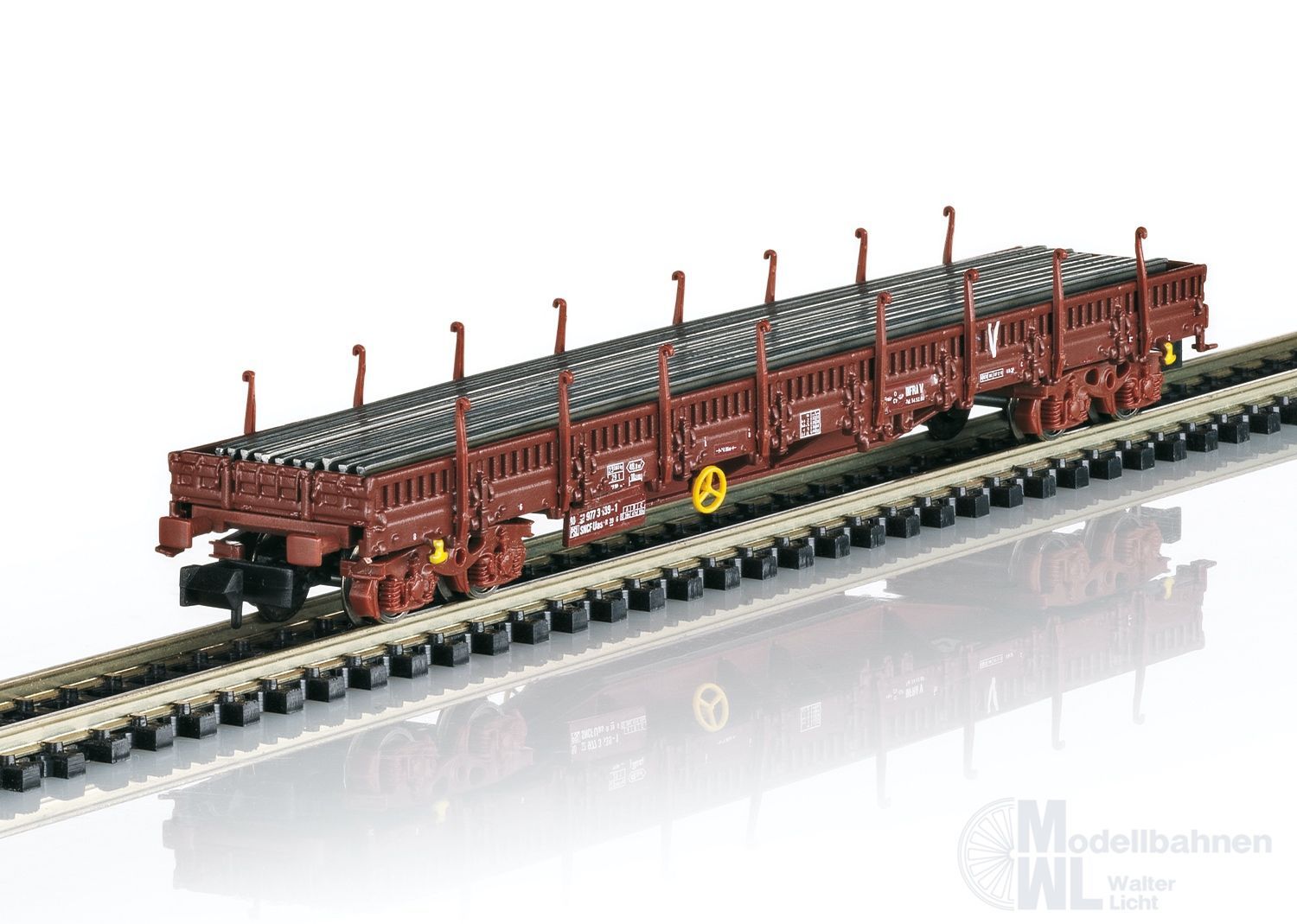 Trix 18290 - Flachwagen Set SNCF Ep.VI 2.tlg. Bauszug N 1:160