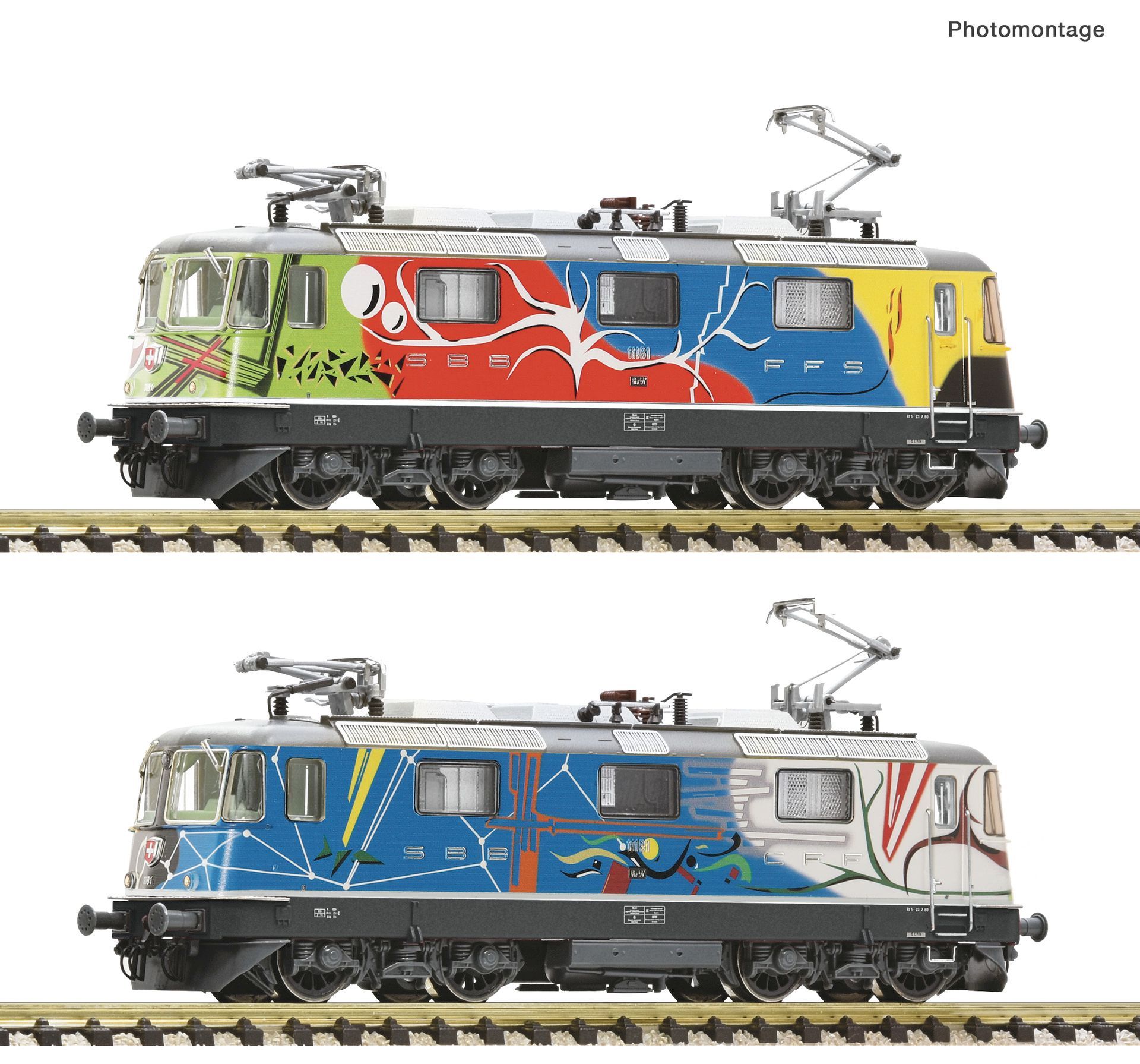 Fleischmann 7560108 - E-Lok Re 4/4 SBB Ep.IV N 1:160
