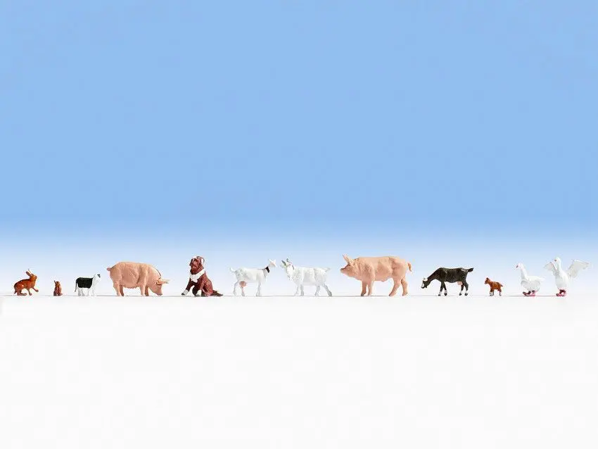 Noch 15711 - Tiere auf dem Bauernhof H0 1:87