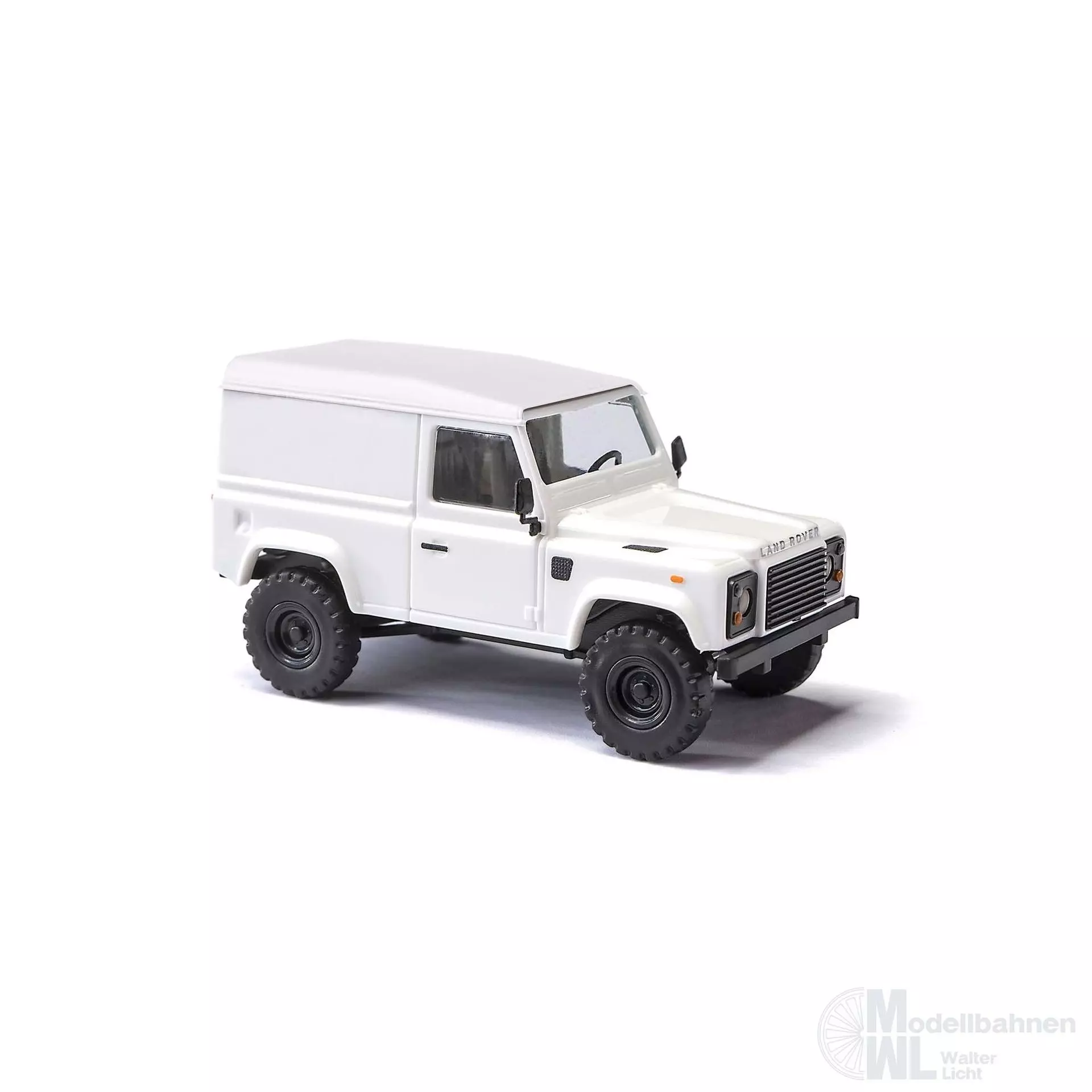Busch 54351 - Land Rover Defender 90 Kasten weiß H0 1:87
