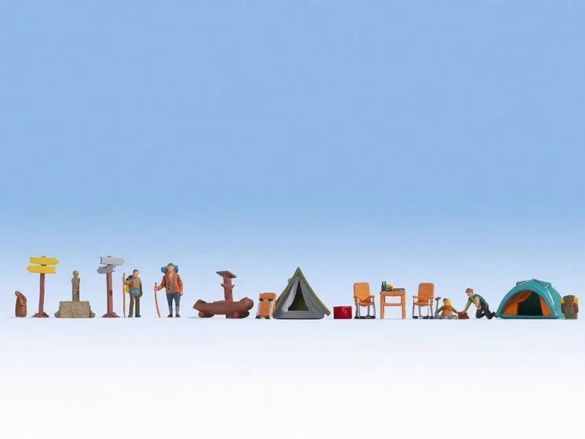 Noch 16201 - Figuren-Themenwelt Camping H0 1:87