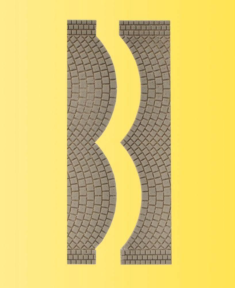 Vollmer 48244 - Straßenplatte Kopfstein H0 1:87