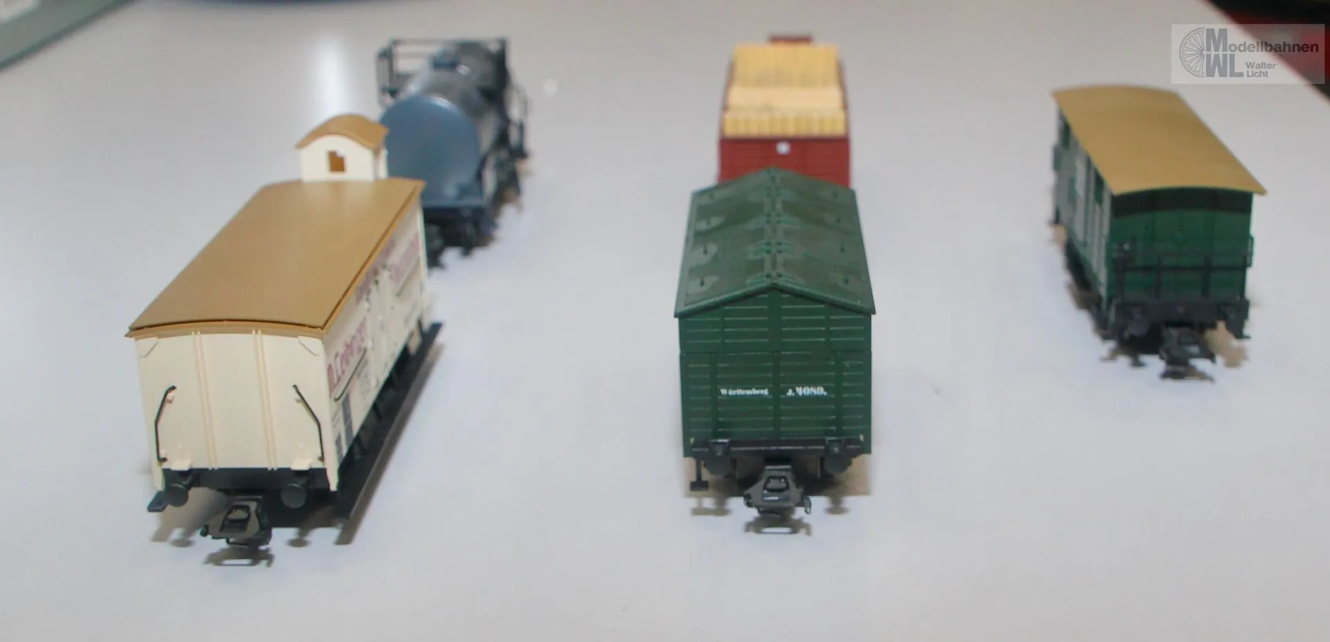 Märklin 4510 - MÄRKLIN - Güterwagen Set Württemberg Ep.I 5.tlg. H0/WS