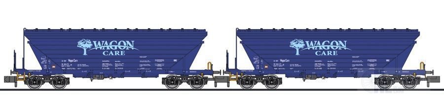 Liliput 260221 - Getreidetransportwagen Set Waggon Care Slowenien Ep.V/VI Uagpps 2.tlg. N