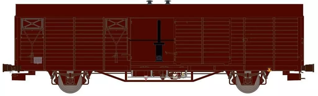 Exact Train 20745 - Mannschaftswagen DR Ep.IV/V Hbqs-z 2312 H0/GL