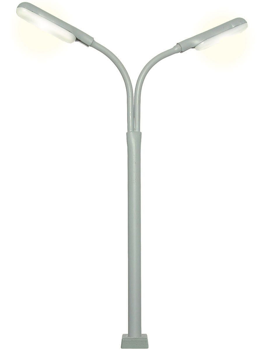 Viessmann 60951 - Peitschenleuchte doppelt 2 LED´s weiß H0 1:87