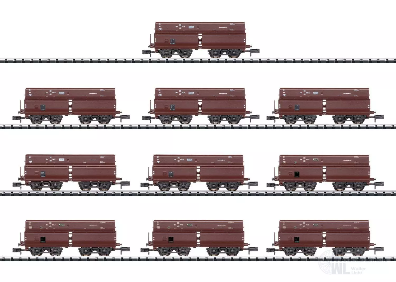 Trix 15013 - Selbstentladewagen Set DRG Ep.II 10.tlg. N 1:160
