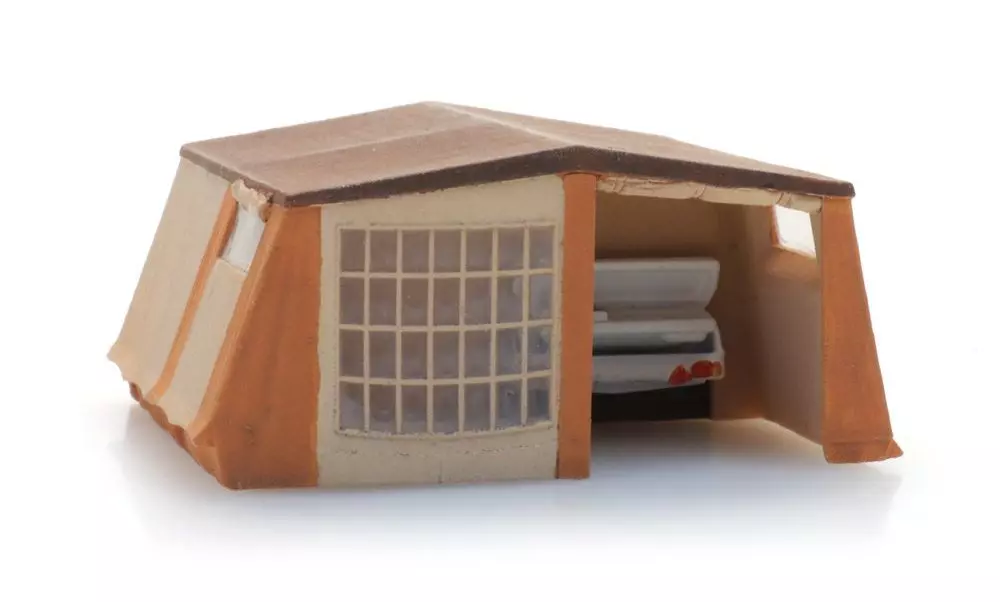 ARTITEC b.v. 316116 - Alpenkreuzer Zelt aufgebaut N 1:160