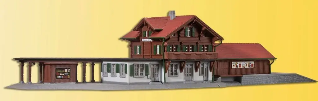 Kibri 36703 - Bahnhof Château d´Oex Z 1:220