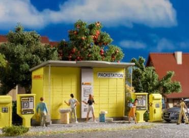 Vollmer 43777 - DHL-Packstation mit Briefkasten H0 1:87