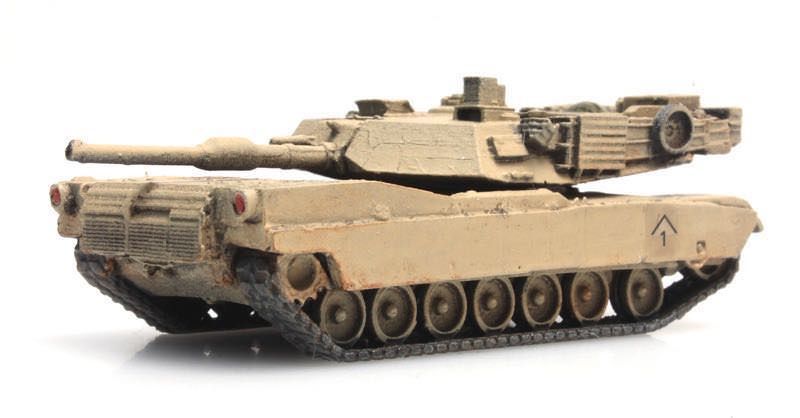 ARTITEC b.v. 6160078 - M1A1 Abrams Desert N train load N 1:160