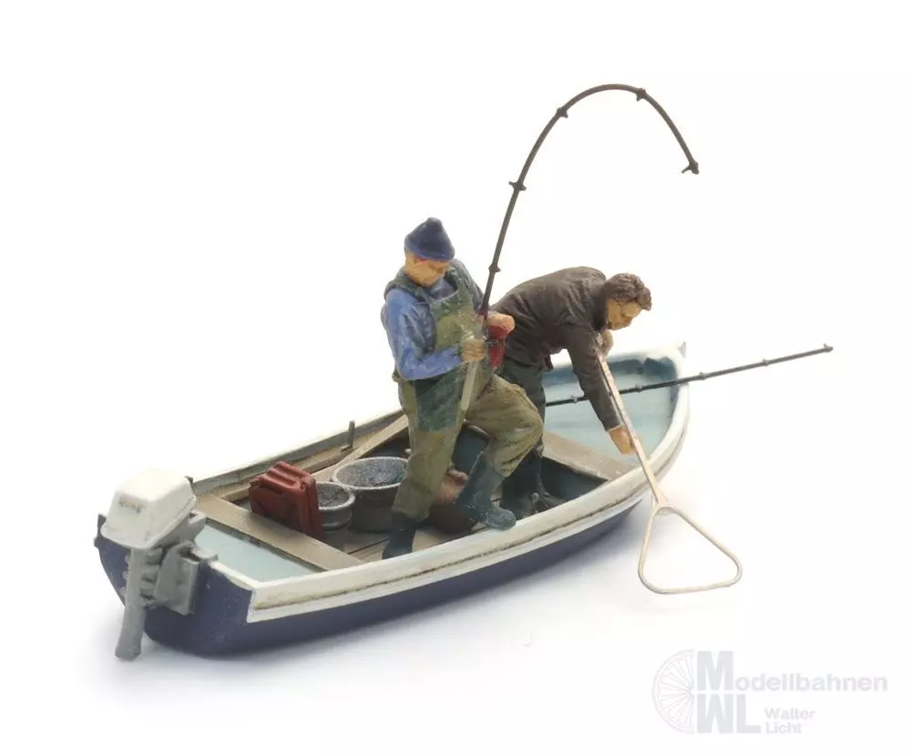 ARTITEC b.v. 387.658 - Fischerboot Ich habe einen Biss! H0 1:87 Fertigmodell