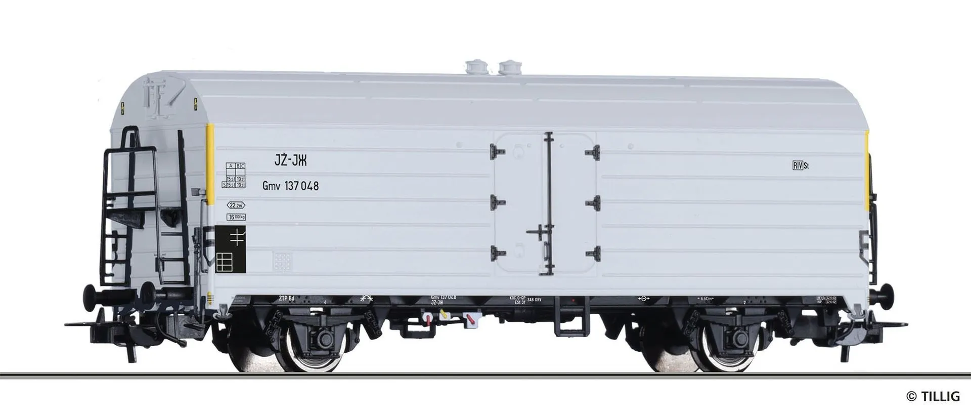 Tillig 76812 - Kühlwagen JZ Ep.III Gmv H0/GL