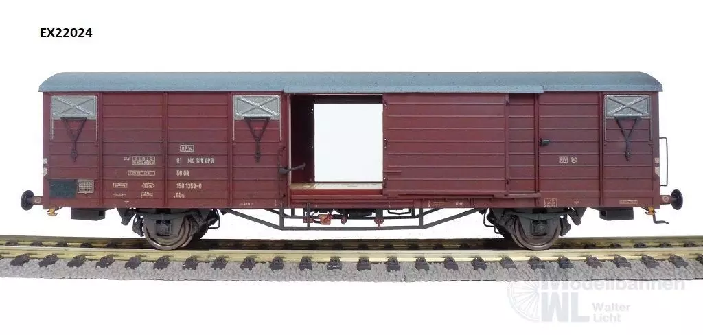 Exact Train 22024 - Güterwagen gedeckt DR Ep.IV Gbs 1500 H0/GL