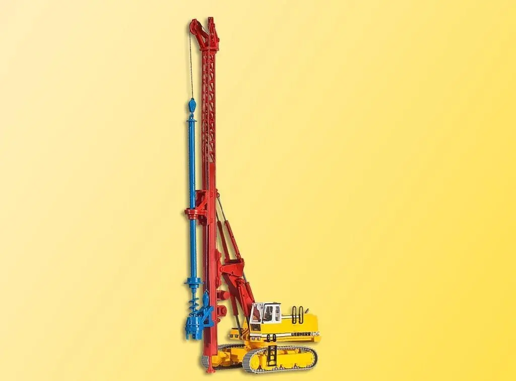Kibri 11279 - LIEBHERR Hydraulikbagger 974 mit Bohrgerät H0 1:87