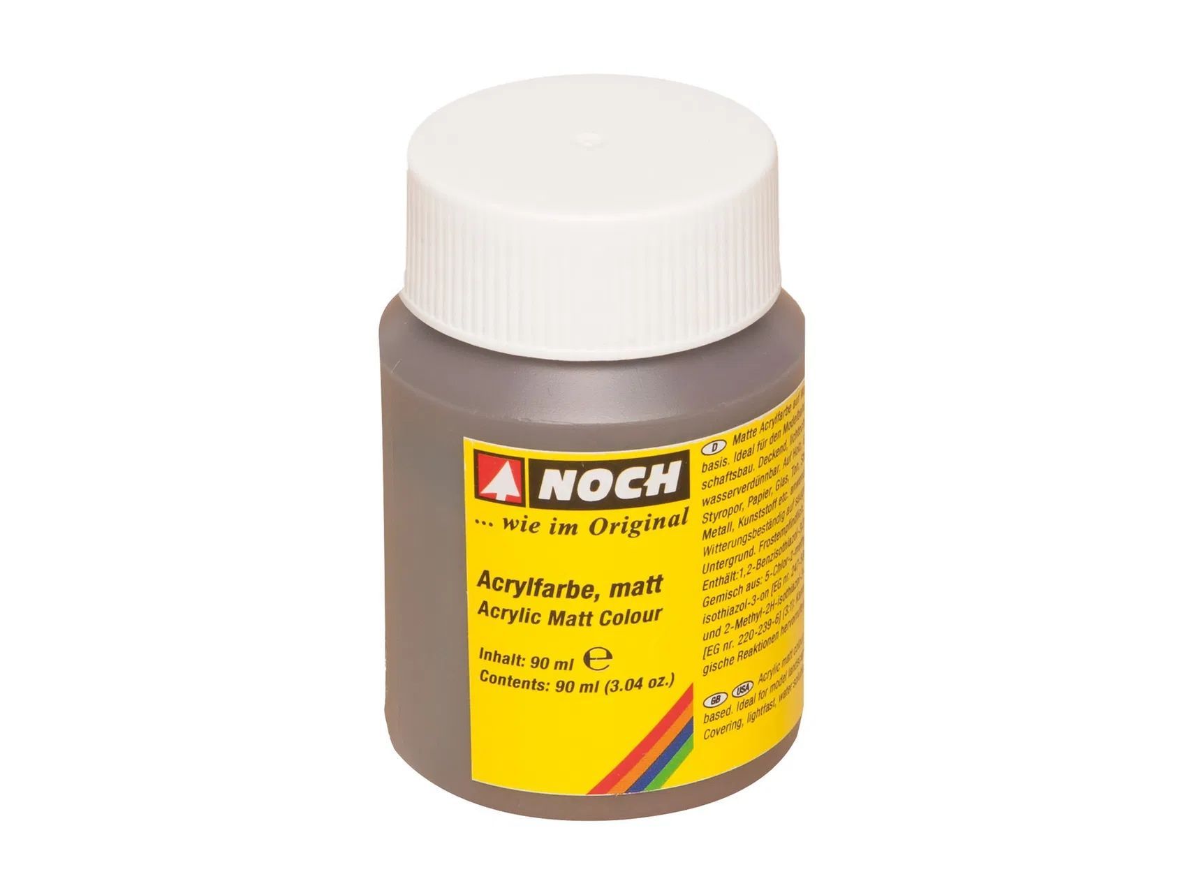 Noch 61189 - Acrylfarbe, matt, dunkelbraun G/1/0/H0/H0m/H0e/TT/N/Z