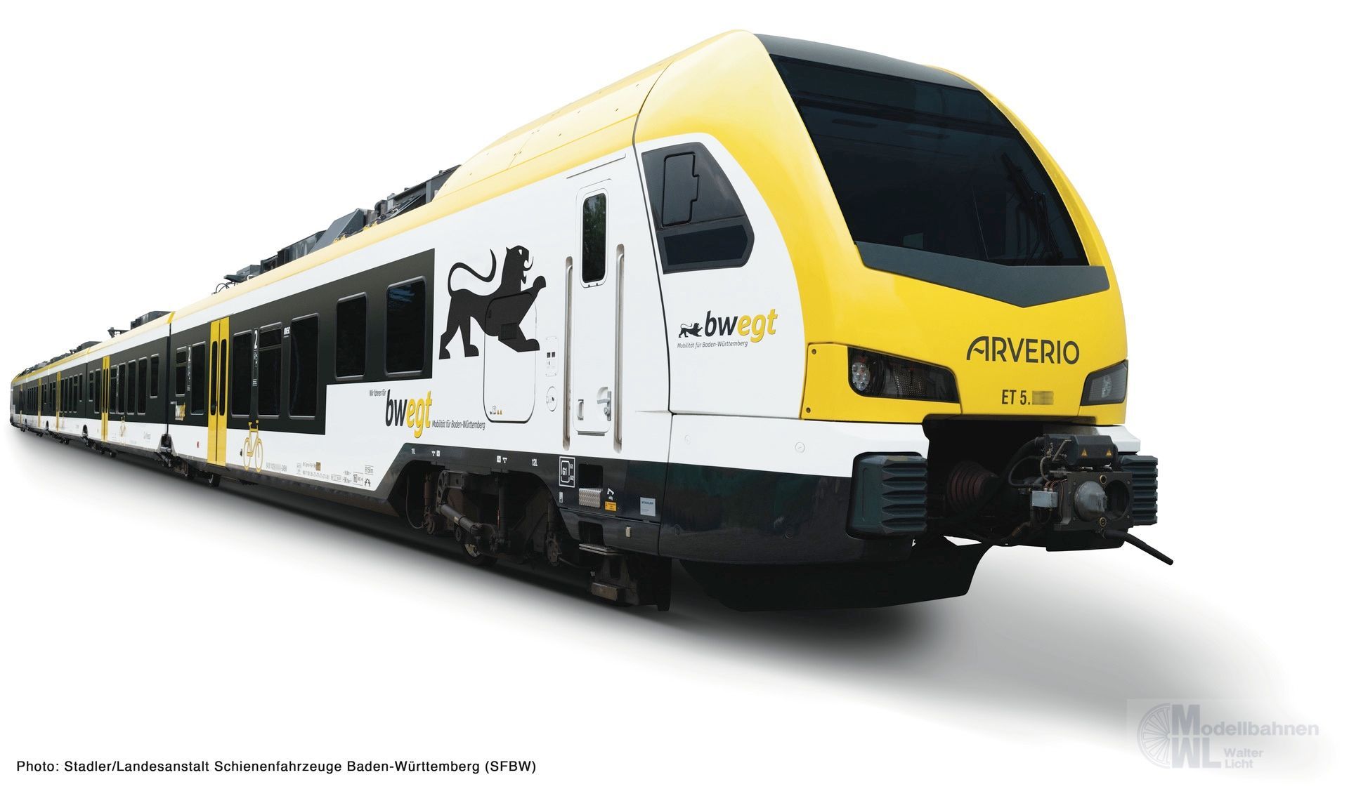 Roco 7710033 - Triebzug FLIRT 3 ARVERIO Ep.VI 5.tlg. H0/GL Sound