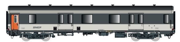 LS Models 31236 - Packwagen SNCF Ep.IV/V MC76 Dd2s Corail H0/GL