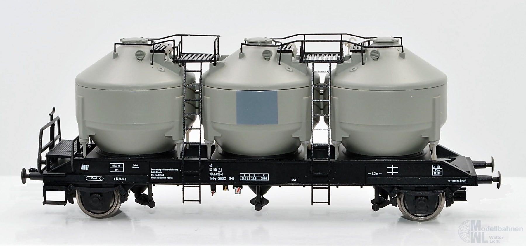 NPE NW22078 - Silowagen DR Ep.IV Udd-y Zuckertransport 3.Wagennummer H0/GL NPE NW22078 - Silowagen DR Ep.IV Udd-y Zuckertransport 3.Wagennummer H0/GL