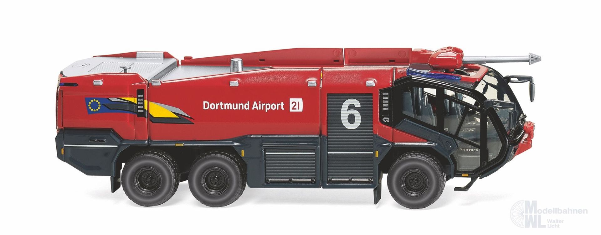 Wiking 062648 - Feuerwehr - Rosenbauer FLF Panther 6x6 Dortmund H0 1:87