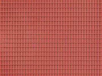 Auhagen 52425 - 1 Dachpfannenplatte rotbraun lose H0 1:87 / TT 1:120