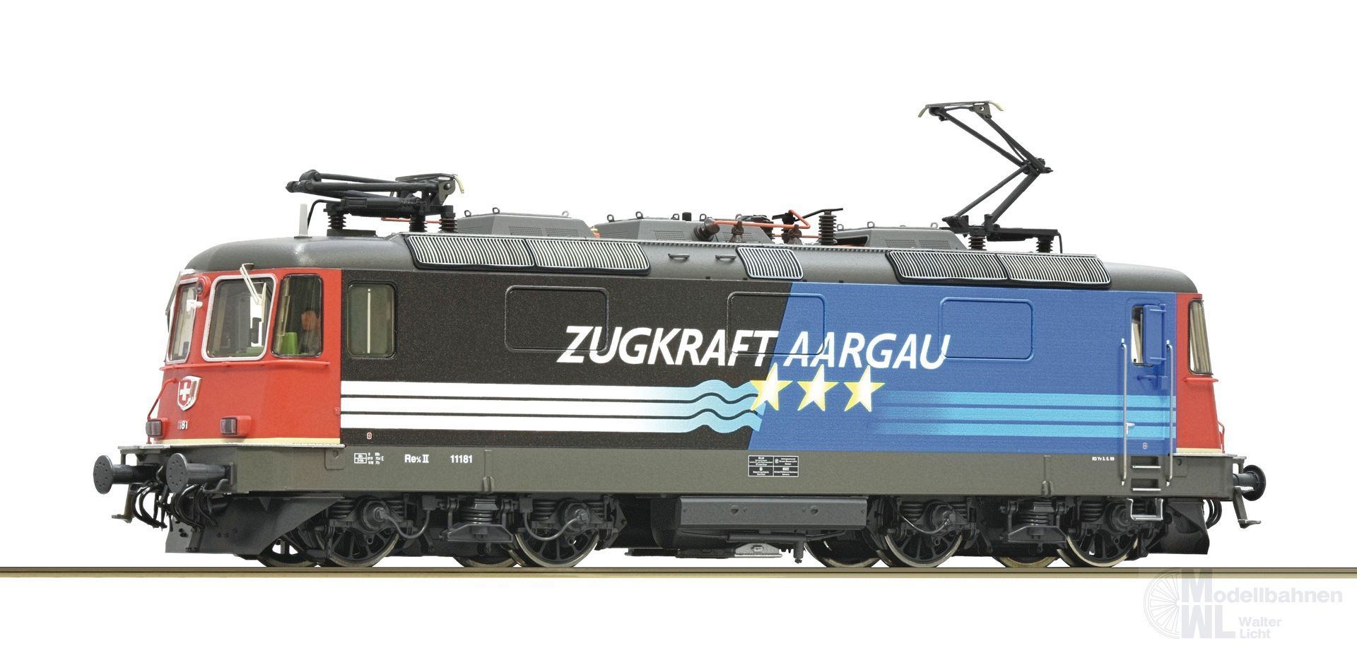 Roco-7510123-1 Roco 7510123 - E-Lok Re 4/4 SBB Ep.V AargauH0/GL Sound