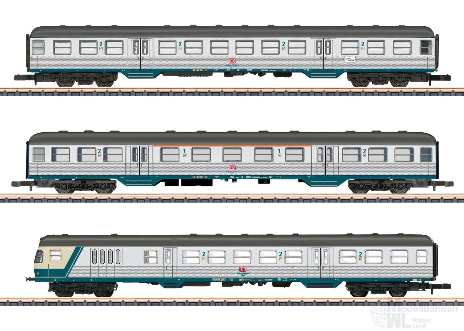 Märklin 87183 - Personenwagen Set Silberling DB Ep.V 3.tlg. Z 1:220