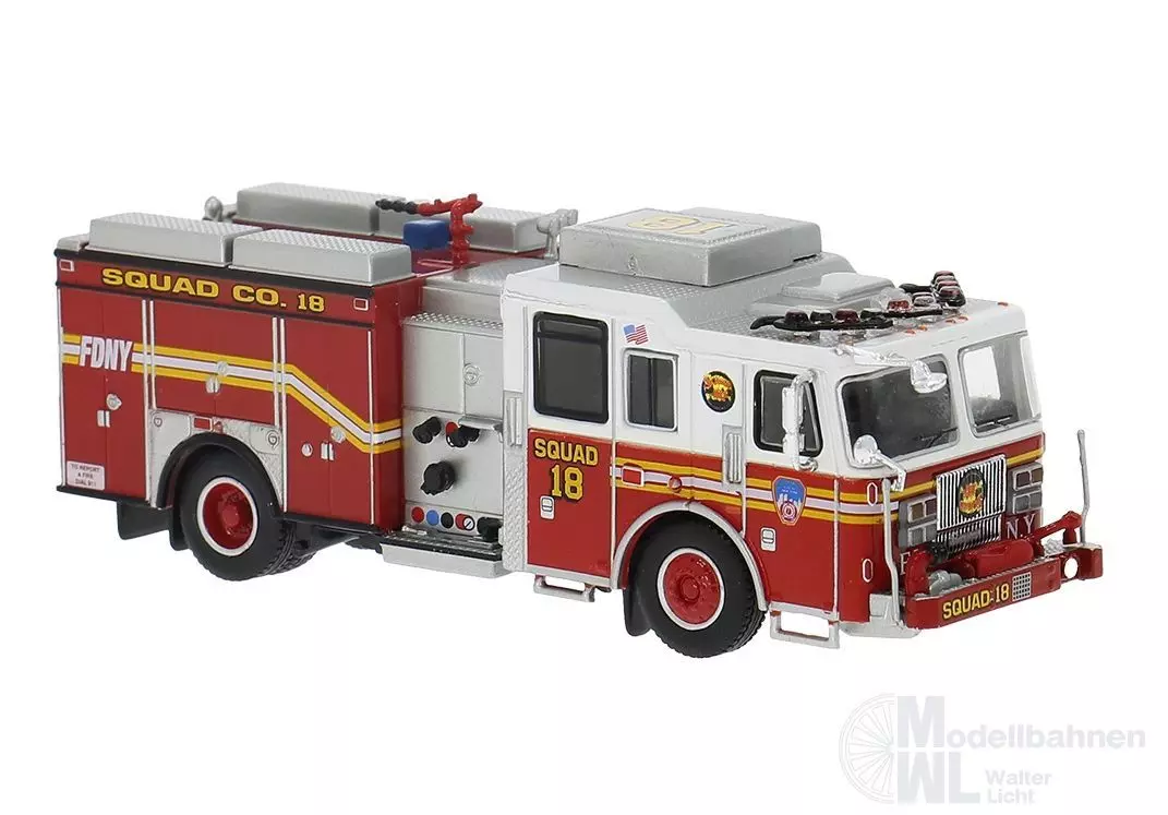 PCX-Models 870841 - Seagrave Attacker 2013 FDNY - Manhattan H0 1:87