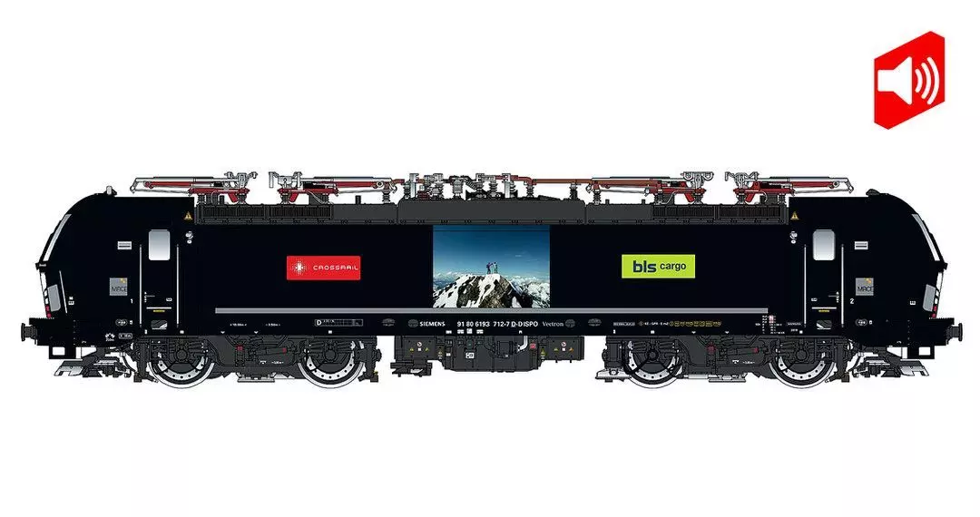 LS Models 17117S - E-Lok BR 193 Vectron MRCE/BLS/Crossrail Ep.VI H0/GL Sound