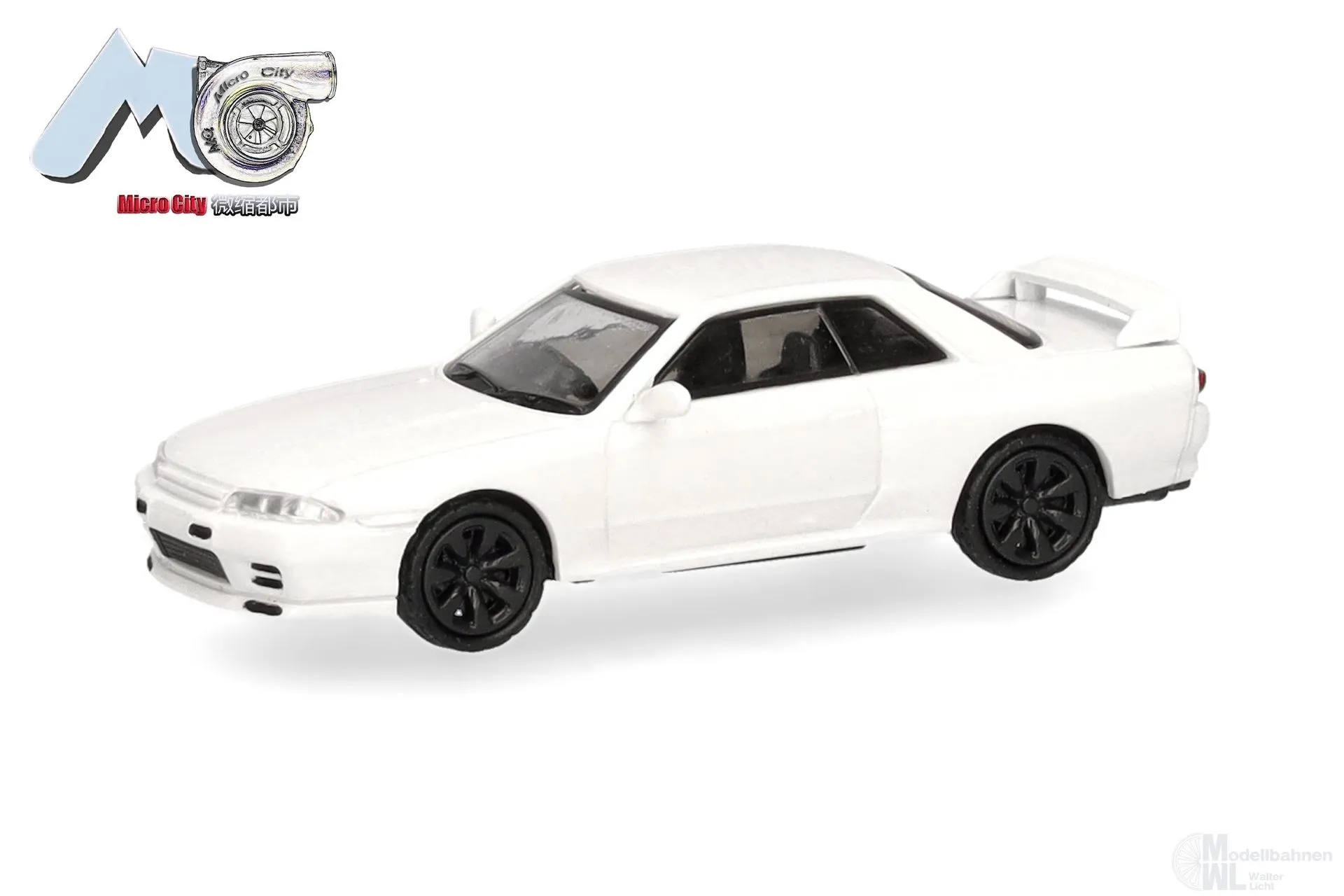 Herpa 87MC000102 - Nissan Skyline GTR32 weiß H0 1:87