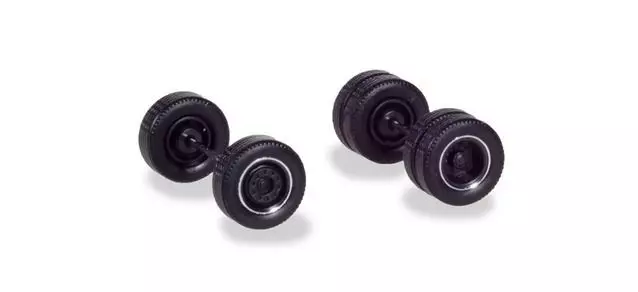 Herpa 54041 - Zubehör Radsätze für Zugmaschinen mit Breitreifen schwarz 1:87