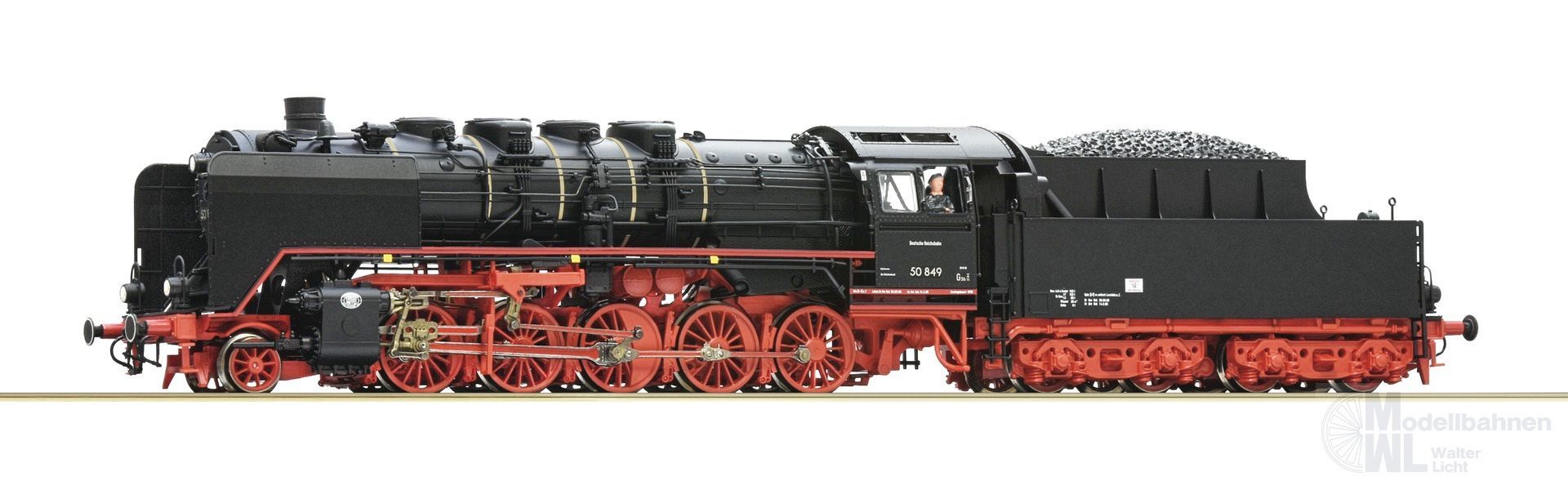 Roco 7110011 - Dampflok BR 50 849 DR Ep.IV H0/GL Sound
