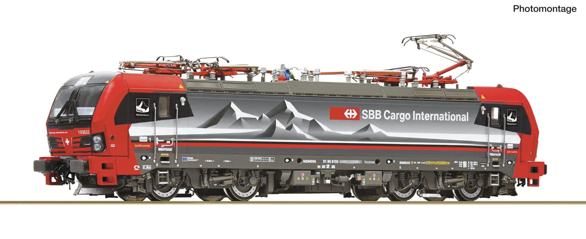 Roco 7500263 - E-Lok 7193 833-9 SBB Ep.VI CINT rot H0/GL
