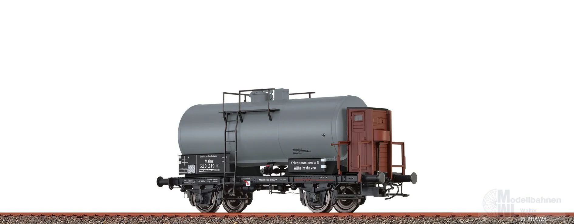 Brawa 50751 - Kesselwagen DRG Ep.II Mainz 523 219 H0/GL