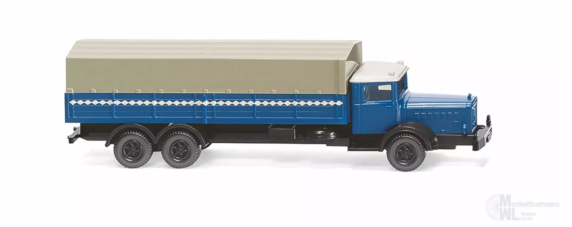 Wiking 094306 - Pritschen LKW Mercedes-Benz L 10000 azurblau N 1:160