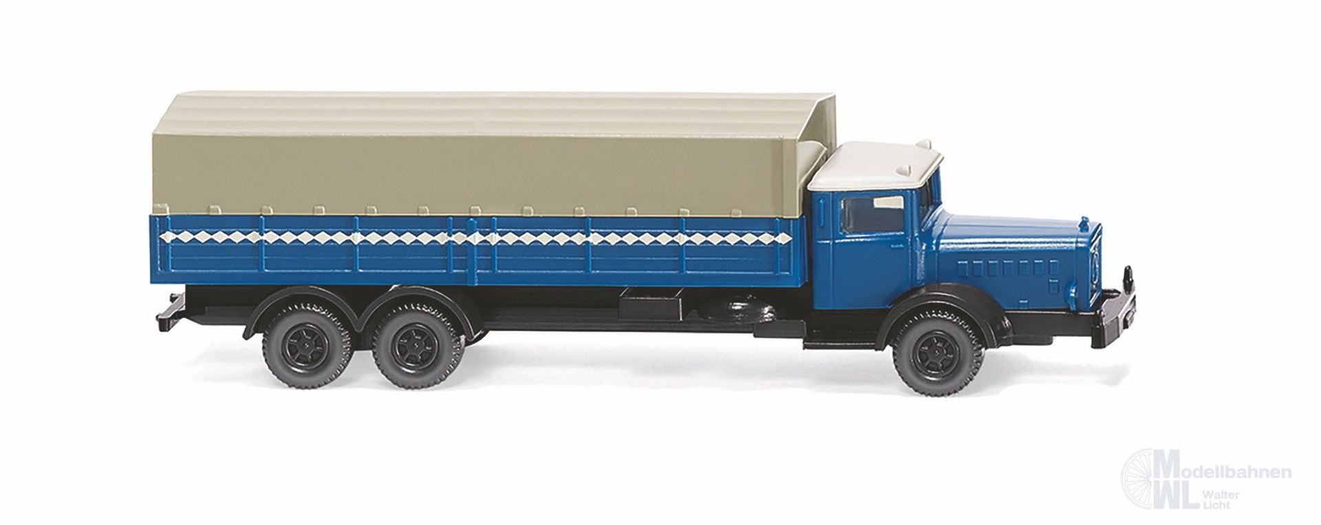 Wiking 094306 - Pritschen LKW Mercedes-Benz L 10000 azurblau N 1:160