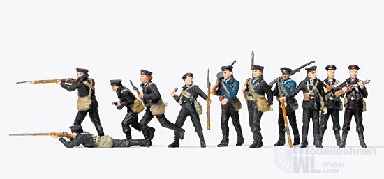 Preiser 16569 - Russische Marineinfanterie H0 1:87 Preiser 16569 - Russische Marineinfanterie H0 1:87