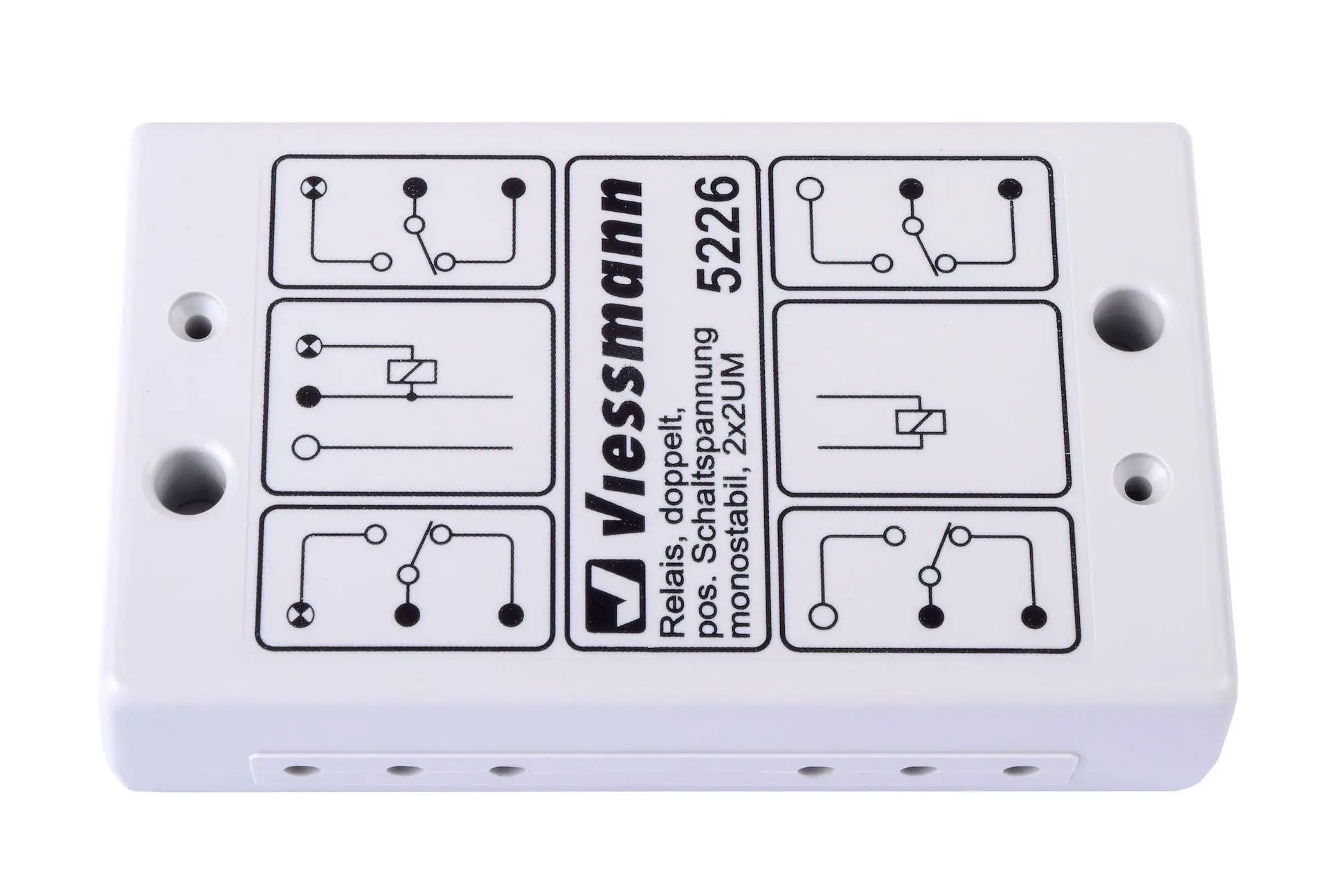Viessmann 5226 - Relais monostabil 2 x 2 UM positiver Schaltimpuls