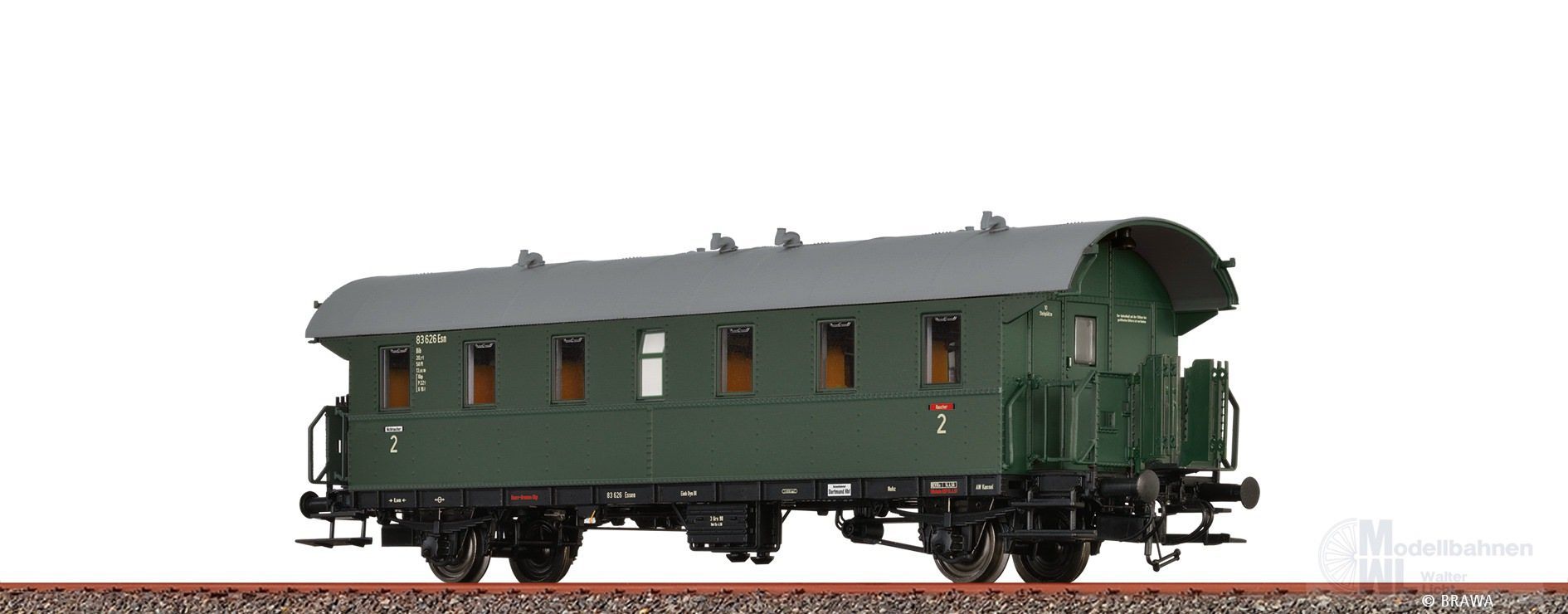 Brawa 46828 - Personenwagen DB Ep.III Bip 85 626 Esn H0/WS