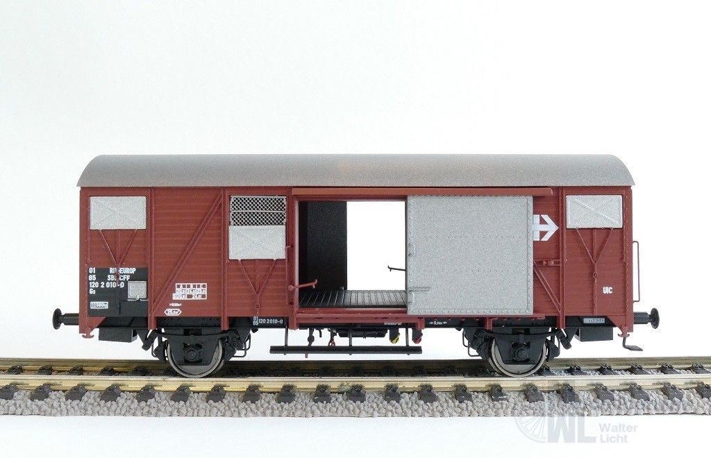 Exact Train 20944 - Güterwagen gedeckt SBB Ep.IV K4 Gs H0/GL Exact Train 20944 - Güterwagen gedeckt SBB Ep.IV K4 Gs H0/GL