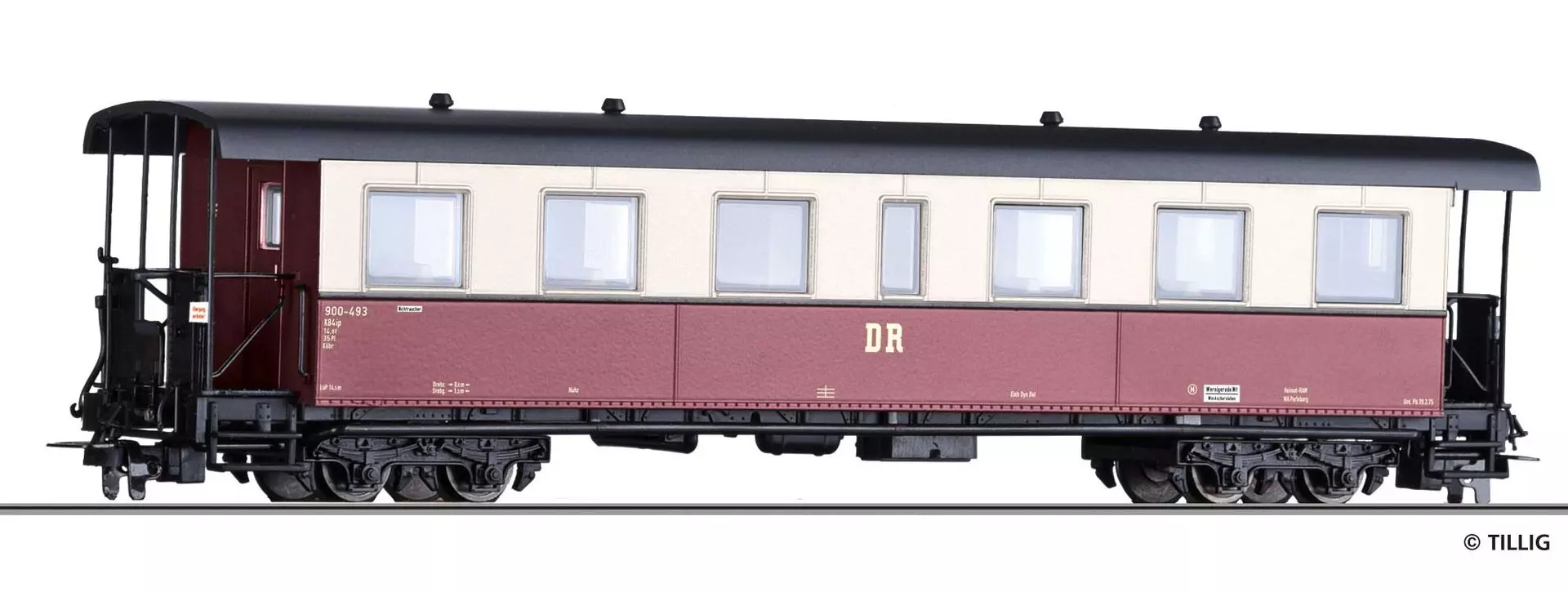 Tillig 13920 - Personenwagen DR Ep.IV KB4ip H0m